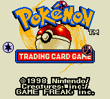 Pokemon Trading Card Game (USA) Title Screen